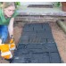 10 Grid DIY Walkway Maker Mold Road Paving Cement Mould Personalized Garden Concrete Paving Mold Driveway Pathmate Stone Mold Plastic Black(10grid,45X40X4cm)   570413456